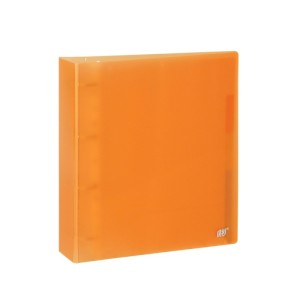 CADERNO ARGOLADO A4 C/ 96 FOLHAS + 5 DIVISÓRIAS LARANJA YES
