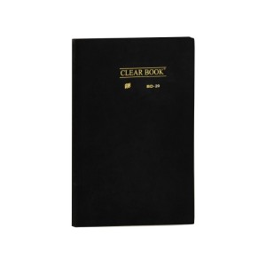 PASTA CATÁLOGO 20 FLS OFÍCIO CLEAR BOOK OPACA PRETO YES