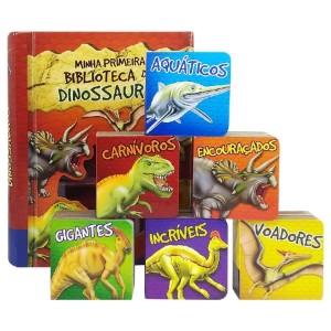 BOX C/ 6 UNID MINHA PRIMIERIA BIBLIOTECA DE DINOSSAUROS ED TODOLIVRO