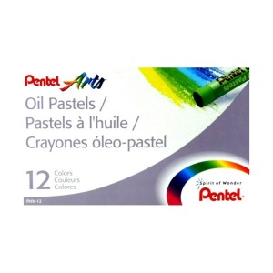 GIZ PASTEL OLEOSO 12 CORES PENTEL