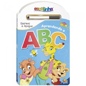 ESCOLINHA ESCREVA E APAGUE APRENDENDO O ABC TODOLIVRO