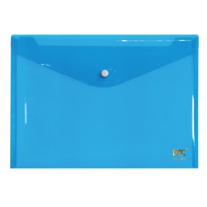 PASTA MALOTE A4 C/ BOTÃO AZUL DAC