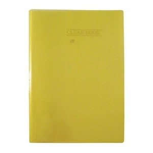 PASTA CATÁLOGO 10FLS A4 CLEARBOOK AMARELO YES