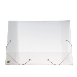 PASTA ELÁSTICO 20MM TRANSPARENTE OFÍCIO CRISTAL YES