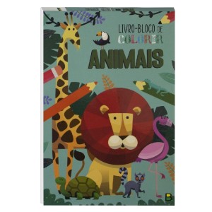 LIVRO-BLOCO DE COLORIR ANIMAIS TODOLIVRO