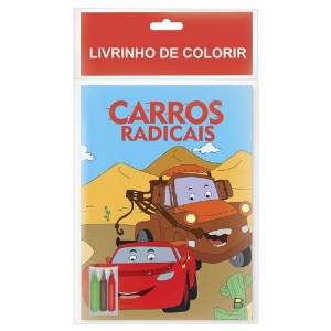 LIVRINHO DE COLORIR CARROS RADICAIS TODOLIVRO