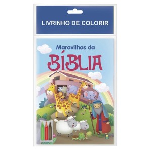 LIVRINHO DE COLORIR MARAVILHAS DA BÍBLIA TODOLIVRO
