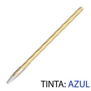 CANETA ESFEROGRÁFICA SPIRO GEM 0,7MM OURO CIS