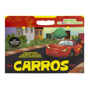 MEGAPAD COLORIR&ATIVIDADES CARROS TODOLIVRO