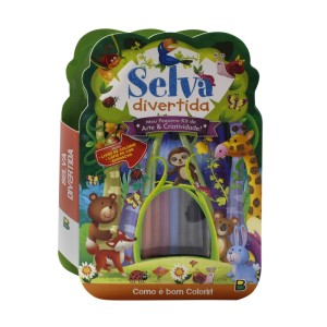 MEU PEQUENO KIT DE ARTE&CRIATIVIDADE! SELVA DIVERTIDA TODOLIVRO