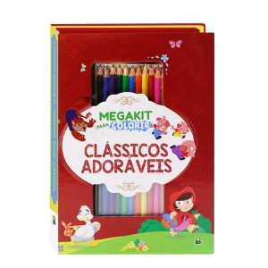 MEGAKIT PARA COLORIR CLÁSSICOS ADORAVEIS TODOLIVRO