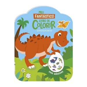 MEU FANTÁSTICO LIVRO DE COLORIR DINOSSAUROS TODOLIVRO