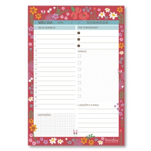 BLOCO TAREFAS DO DIA CAMPESTRE FINA IDEIA