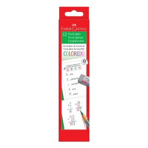 ECOLAPIS GRAPHICOLOR VERDE 12 UNIDS FABER-CASTELL