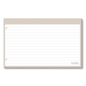 FICHAS PAUTADAS 5X4 - 48 UNID. NUDE FINA IDEIA