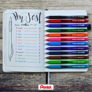 CANETA RETRÁTIL ENERGEL-X  0.5 MARROM PENTEL