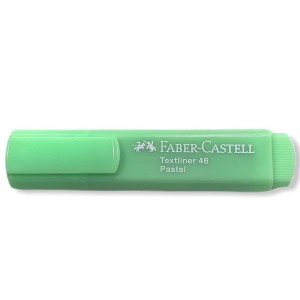 MARCA TEXTO TEXTLINER PASTEL 46 VERDE PASTEL FABER-CASTELL