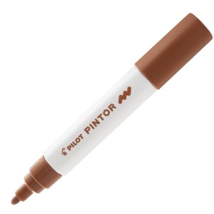 CANETA MARCADOR PILOT PINTOR MEDIA 1.4MM CRIATIVAS MARROM