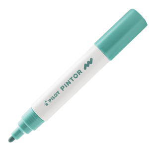 CANETA MARCADOR PILOT PINTOR MEDIA 1.4MM METÁLICO VERDE