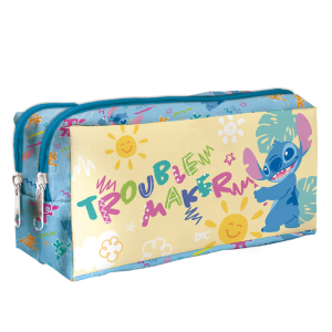 ESTOJO DUPLO DAC EM TECIDO – STITCH