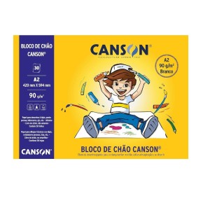 BLOCO DE CHÃO A2 90G 30FLS BRANCO CANSON