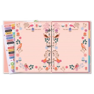 CADERNO ARGOLADO LEVE AMOR FINA IDEIA