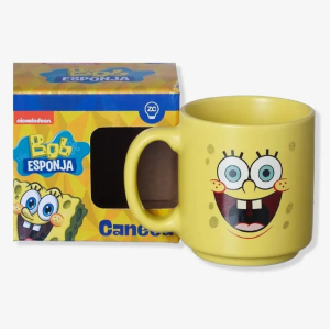 CANECA MINI TINA BOB ESPONJA ZONA CRIATIVA