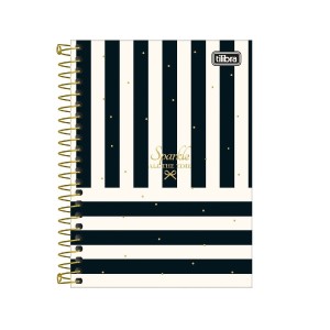 CADERNO ESPIRAL CD 1/4 WEST VILLAGE 80 FOLHAS TILIBRA