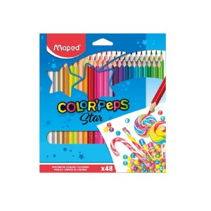 LÁPIS DE COR COLOR’PEPS STAR 48 CORES  MAPED