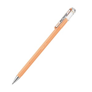 CANETA GEL HOLLER MATTEHOP LARANJA CLARO 1.0 PENTEL