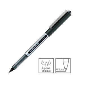 CANETA EYE MICRO UB-150 0,5MM PRETO UNI-BALL
