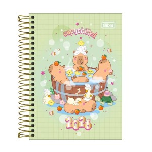 AGENDA ESPIRAL DIÁRIA CAPYCLUB M3 TILIBRA