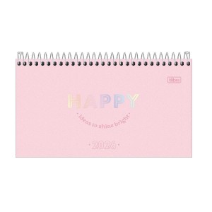 AGENDA ESPIRAL SEMANAL DE BOLSO HAPPY M2 TILIBRA