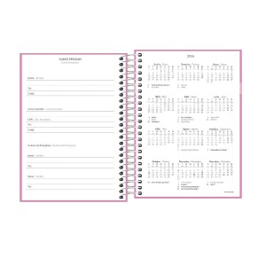 AGENDA ESPIRAL DIÁRIA D+ FEMININA M4 TILIBRA
