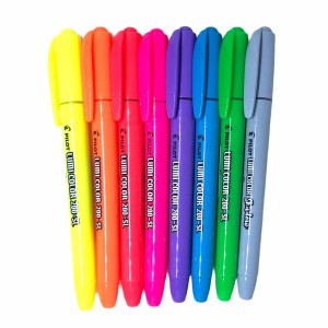 KIT PINCEL MARCA TEXTO LUMI COLOR 200-SL C/ 8 CORES PILOT