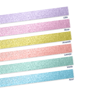 WASHI TAPE FITA ADESIVA PASTEL TREND C/ 6 UNIDS LEOARTE