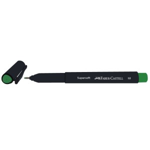 CANETA SUPERSOFT PEN 1.0 VERDE FABER-CASTELL