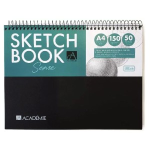 CADERNO SKETCHBOOK ESPIRAL CP A4 150G 50FLS ACADÉMIE TILIBRA