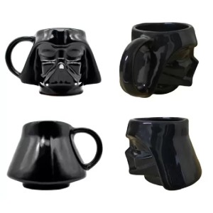 CANECA FORMATO 3D 500ML DARTH VADER - ZONA CRIATIVA