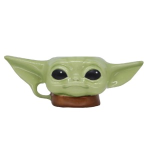 CANECA FORMATO 3D 300ML BABY YODA STAR WARS ZONA CRIATIVA