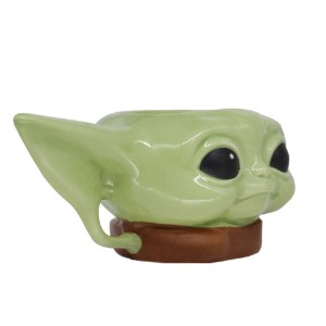 CANECA FORMATO 3D 300ML BABY YODA STAR WARS ZONA CRIATIVA