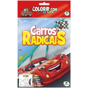COLORIR COM GIZ DE CERA CARROS RADICAIS ED BRASILEITURA