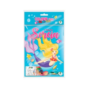 COLORIR COM GIZ DE CERA A PEQUENA SEREIA ED BRASILEITURA