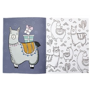 MEU LIVRO DE COLORIR NEON LHAMA BRASILEITURA