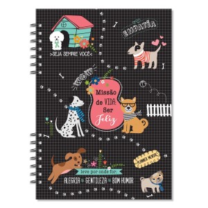 PLANNER COMPACTO MENSAL CACHORRO AMIGO FINA IDEIA