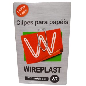 CLIPS PARA PAPEL 2/0 720 UNID WIREPLAST