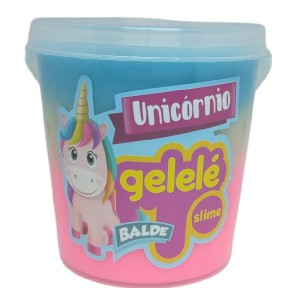 SLIME GELELE BALDE UNICÓRNIO DOCE BRINQUEDO