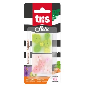 BORRACHA HOLIC TROPICAL C/2 TRIS
