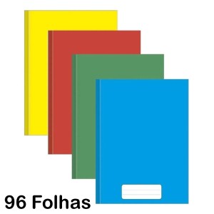 CADERNO BROCHURA 1/4 96FLS SORTIDO