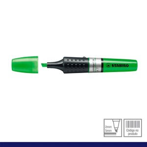 MARCA TEXTO LUMINATOR VERDE STABILO